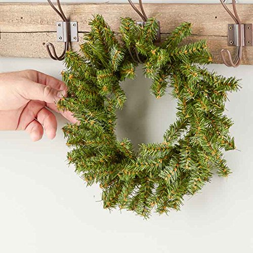 144 Pack 8 Inch Artificial Christmas Wreaths - Small Holiday Pine Wreath Decorations for Kitchen Cabinets, Dining Chairs & Tables - Perfect for Christmas Tree Decor, Mantel Decorations & Front Door Wreaths