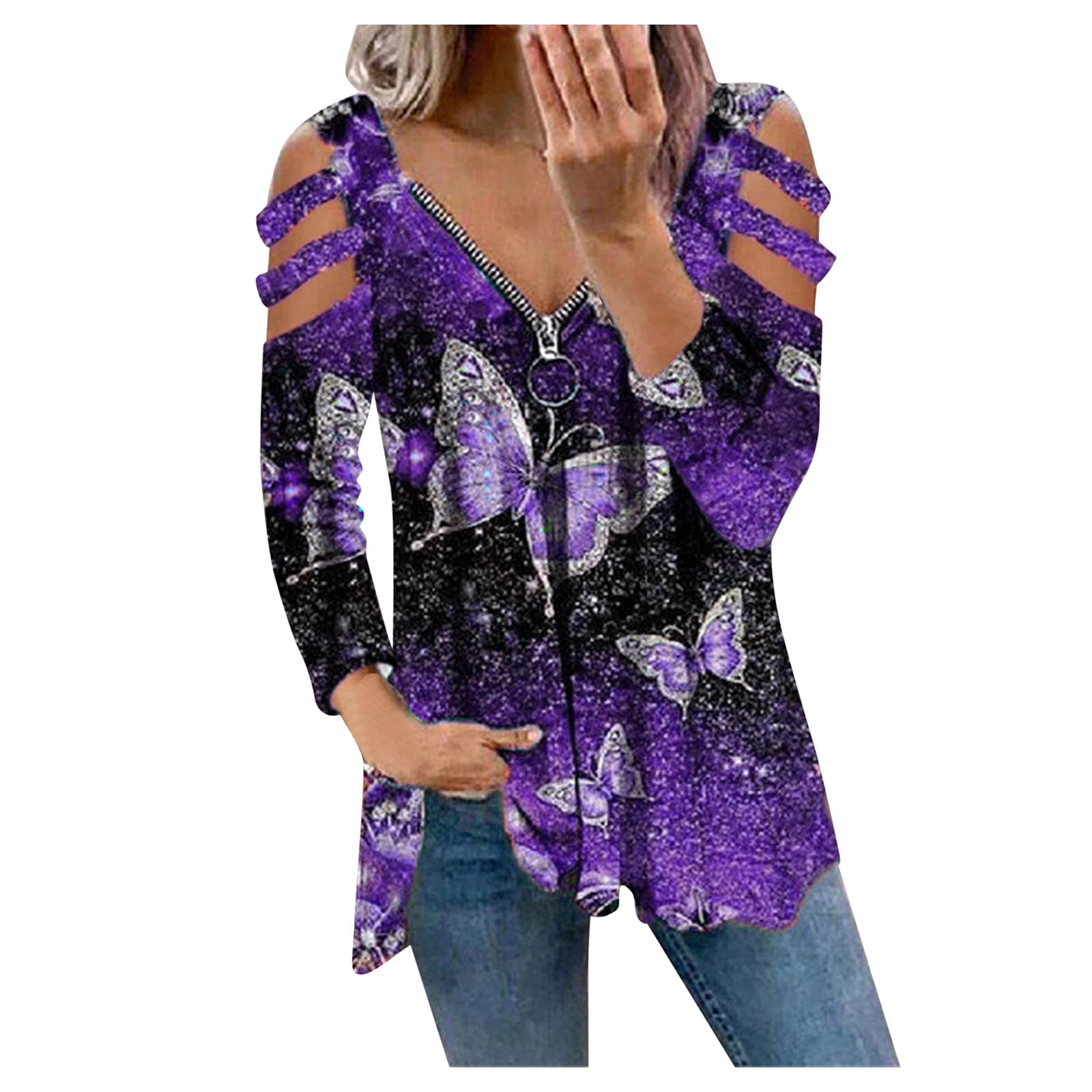 Women's Casual Long Sleeve Pullover Blouse - Loose Fit Leopard Print Color Block Sweater Top | Comfortable Everyday Wear for Work, Dating & Fall Outfits