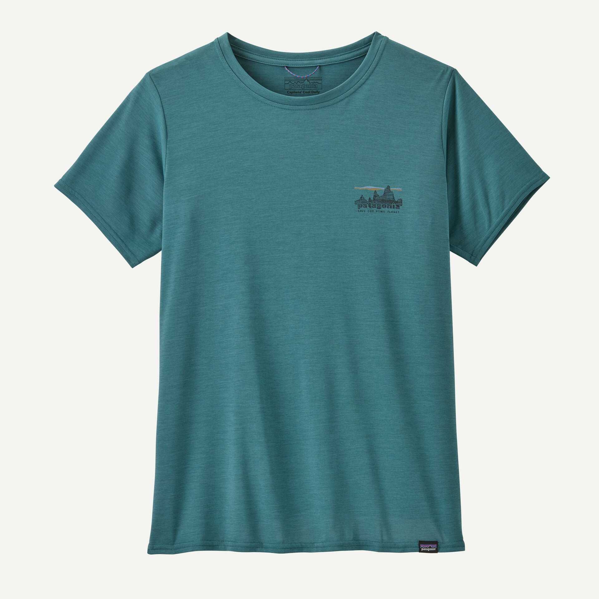 Women's Capilene® Cool Daily Graphic T-Shirt - Breathable & Moisture-Wicking Activewear for Hiking, Yoga & Outdoor Adventures