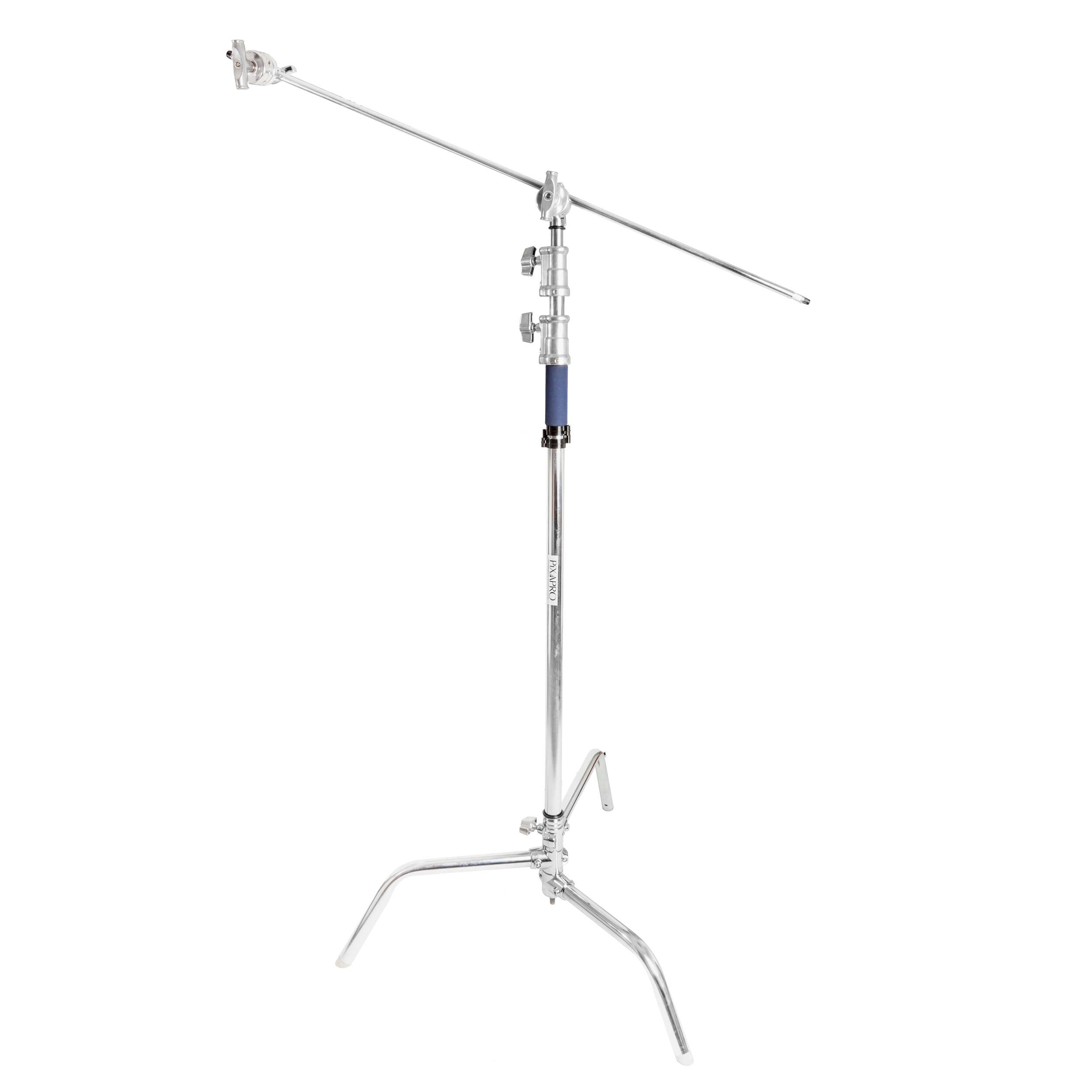 3M Telescopic Turtle Base C Stand with Boom & Caster Wheels - Heavy Duty Light Stand for Photography, Video & Studio Equipment - Perfect for Film Sets, YouTube Videos & Professional Studios