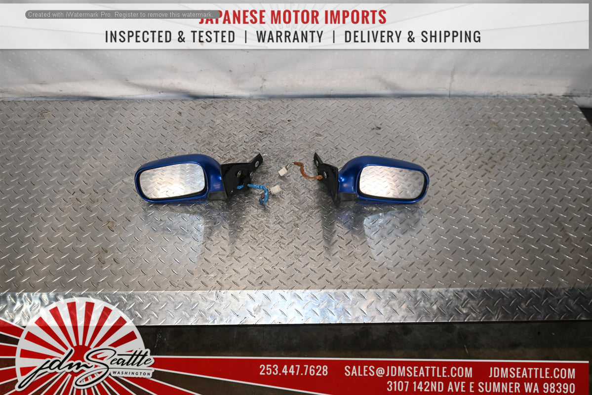 JDM Subaru Impreza WRX GDA GDB GGA V7 Power Folding Side Mirrors - Auto Parts for 2001-2007 Models - Perfect for Street Racing & Car Upgrades