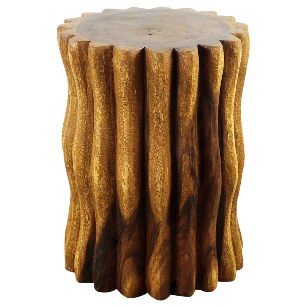 Haussmann® Wood Stump End Table - Natural Mangrove Root Side Table 15