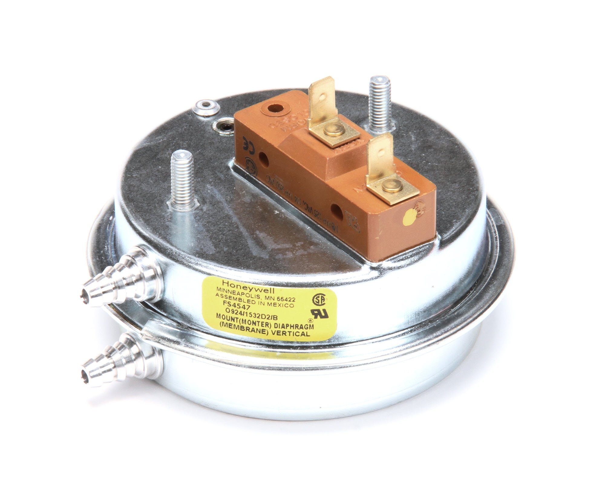 Baxter 01-1M2824-00001 Pressure Switch - High Quality Industrial Pressure Sensor for HVAC, Pneumatic Systems & Hydraulic Equipment | Perfect for Factory Automation, Water Pumps & Air Compressors
