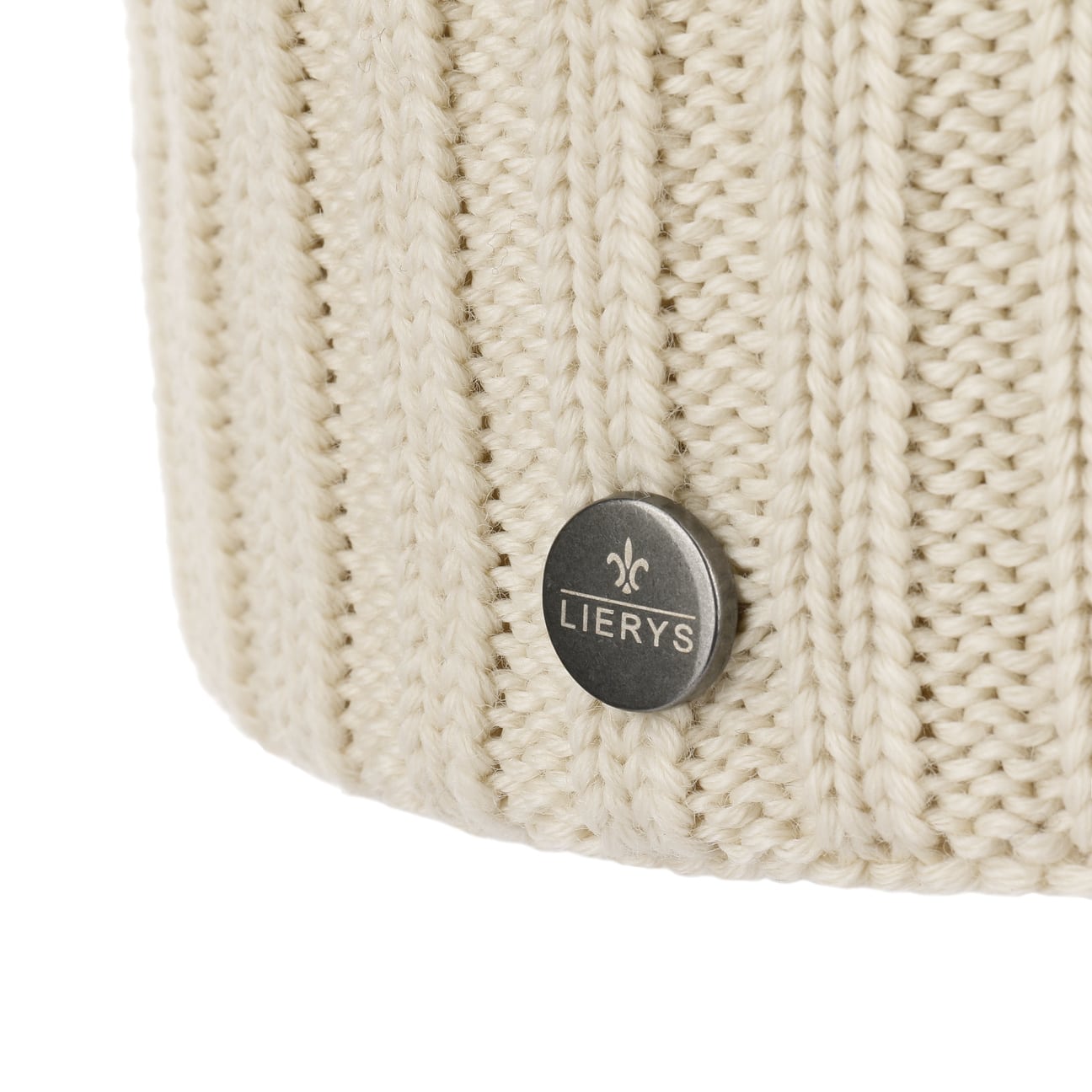 Lierys Merino Wool Knit Beanie with Foldable Cuff - Warm Winter Hat for Men & Women - Perfect for Skiing, Hiking, and Cold Weather Activities