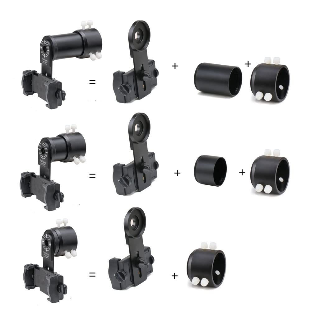 Rifle Scope Mount Camera Adapter - Smartphone Hunting Scope Adapter for Bird Watching & Outdoor Shooting - HD Video Recording for Wildlife Observation & Target Practice