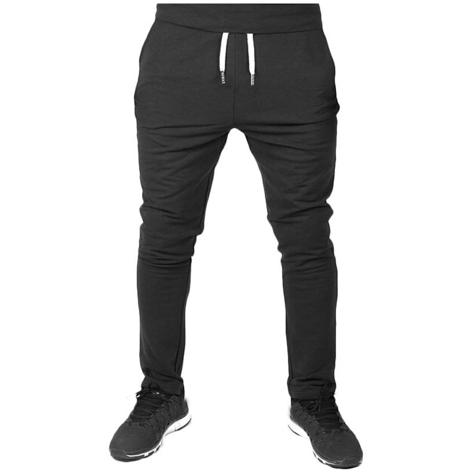 Men's Slim Fit Jogger Pants - Workout & Casual Sweatpants for Tall Men | Comfortable Baggy Long Pants for Gym, Running & Lounge Wear
