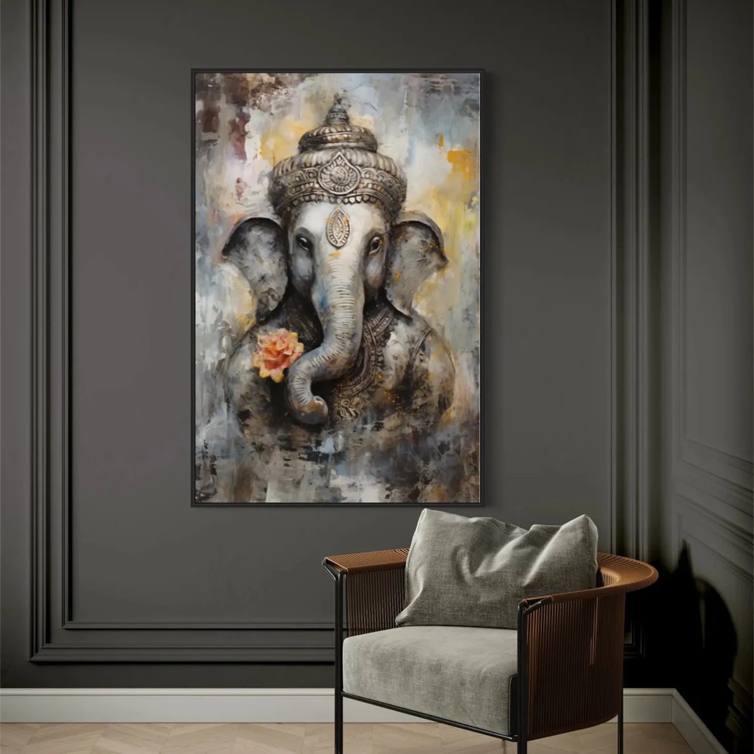 Animal Art Painting #AP060 - Handmade Canvas Wall Decor for Living Room, Bedroom & Office - Perfect Gift for Pet Lovers & Home Decor