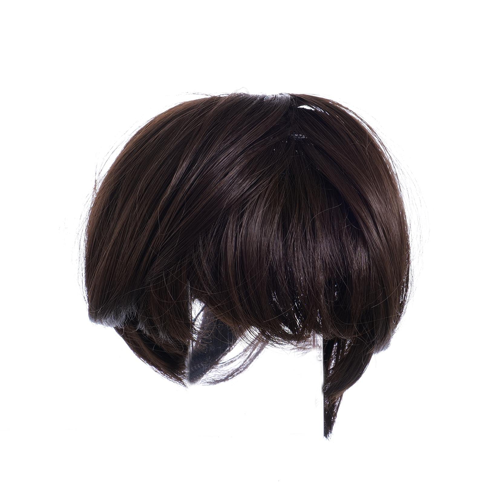 JKRED Pet Wig - Natural Curl Black Synthetic for Dogs & Cats - Perfect for Costumes & Play