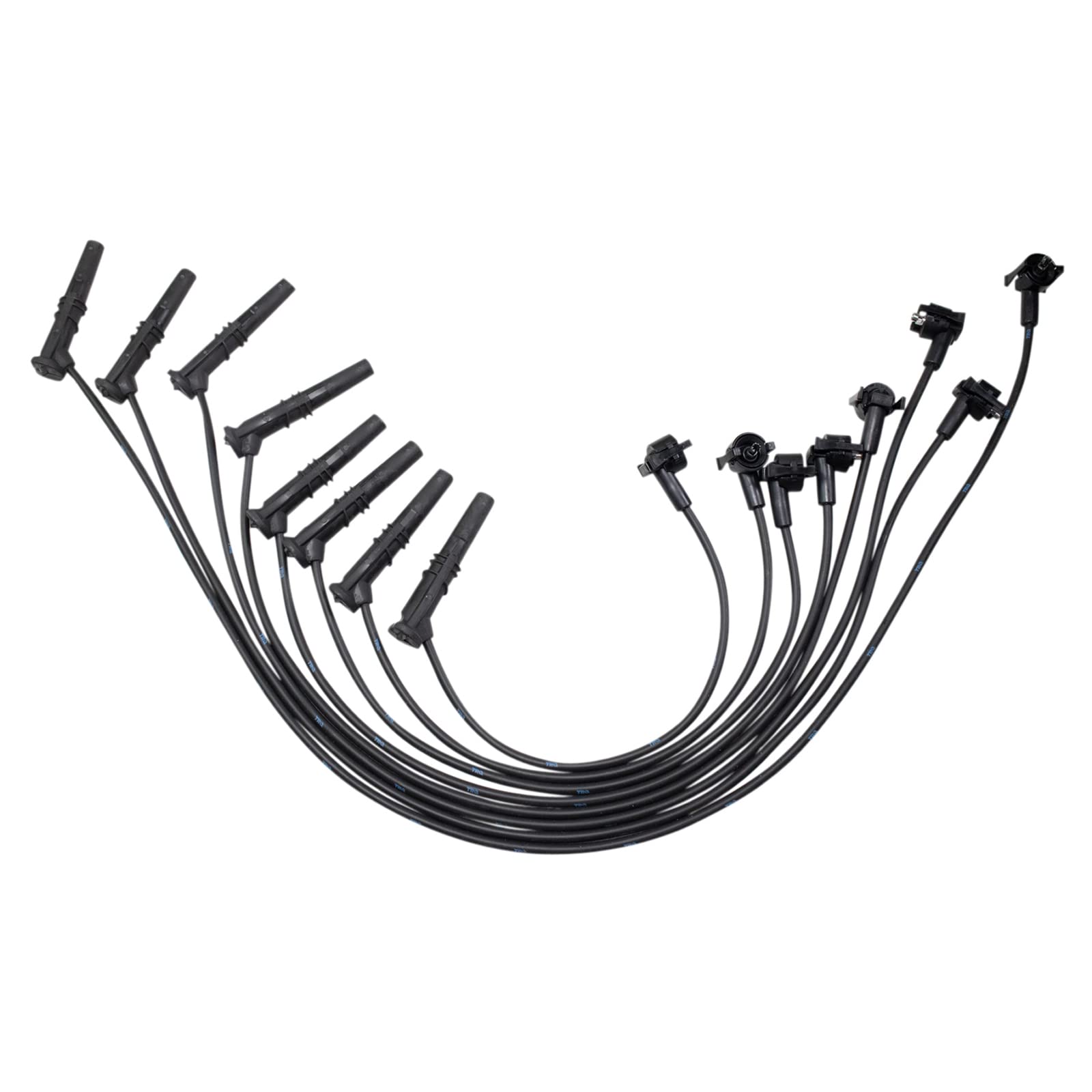 TRQ Ignition Engine Spark Plug Wire Kit Set - Compatible with Lincoln Town Car & Ford Crown Victoria - High Performance Replacement for Smooth Engine Start & Acceleration - Ideal for DIY Auto Repair & Maintenance