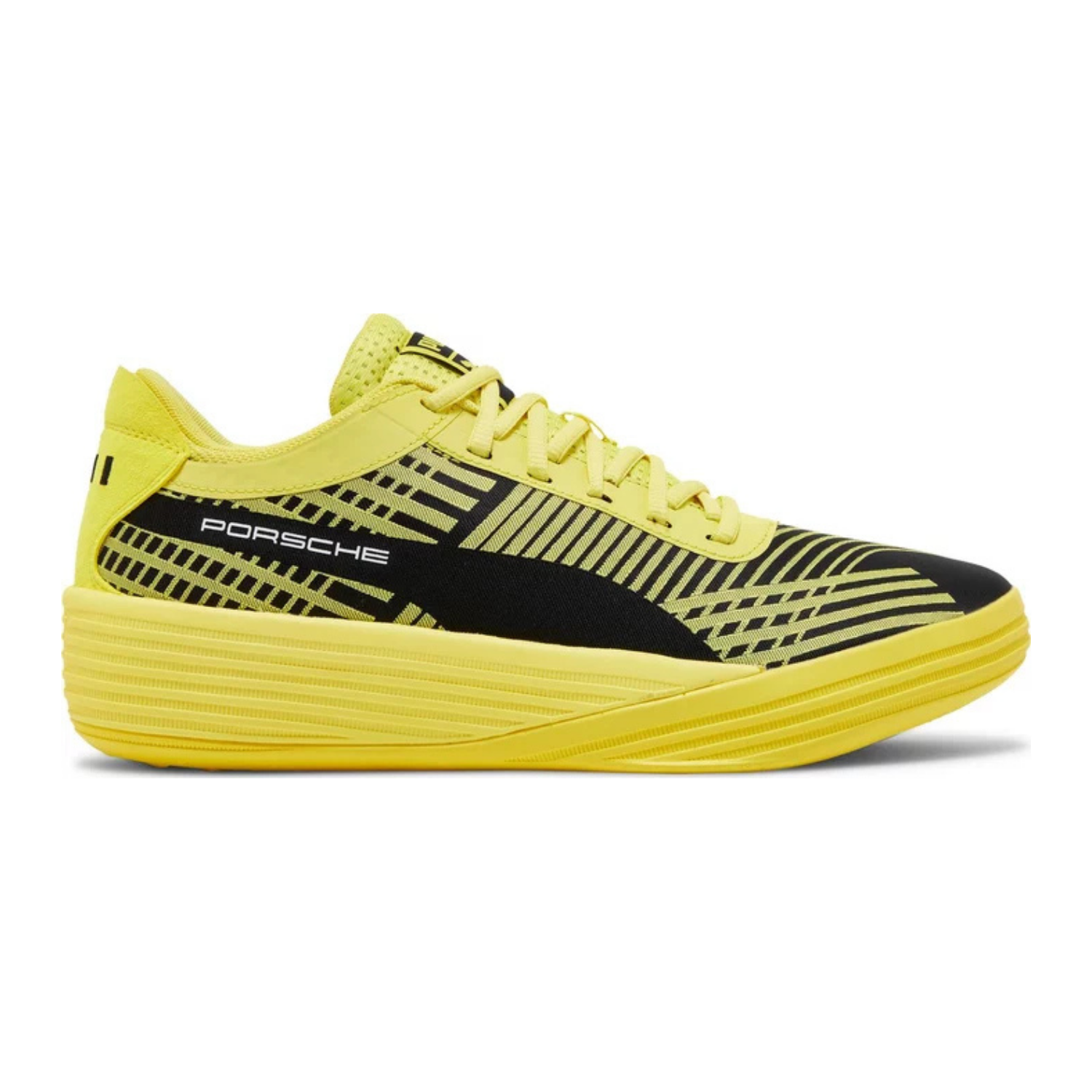 Puma Clyde All Pro Porsche Legacy Celandine Basketball Shoes - Men's High-Performance Sneakers for Court Play & Street Style