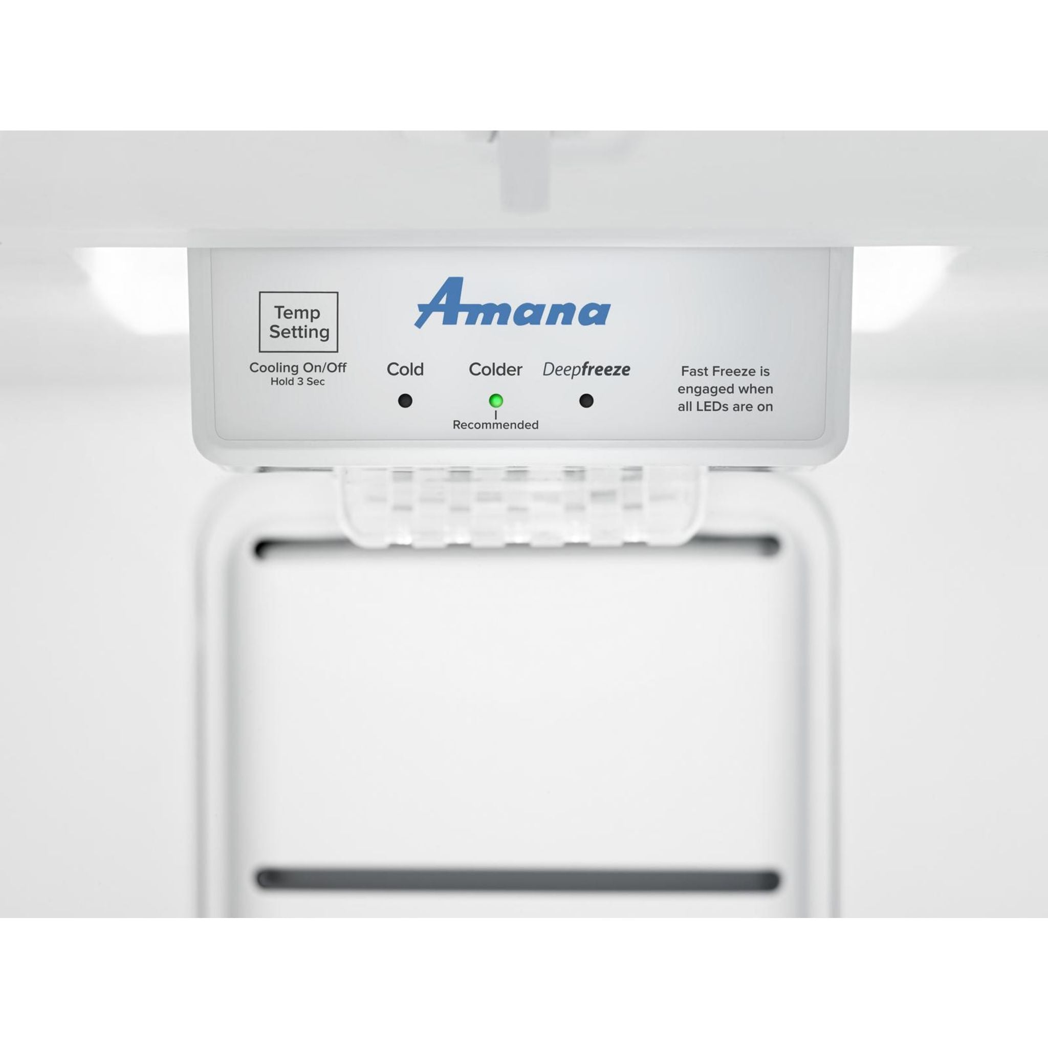 Amana AZF33X18DW 18.3 Cu. Ft. Upright Freezer in White - Energy Efficient Deep Freezer for Home, Garage, or Restaurant Storage