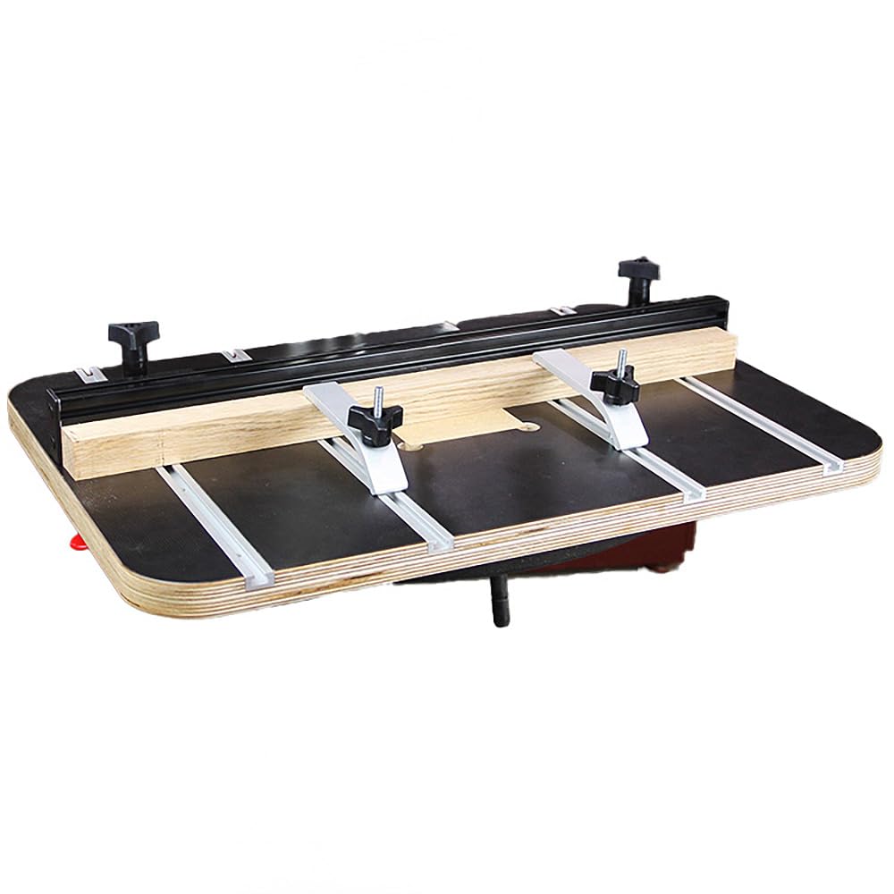Premium Infinity Cutting Tools Drill Press Table with Standard Fence - Heavy Duty Workbench Accessory for Woodworking, Metalworking & DIY Projects | Perfect for Precision Drilling, Crafting & Workshop Use