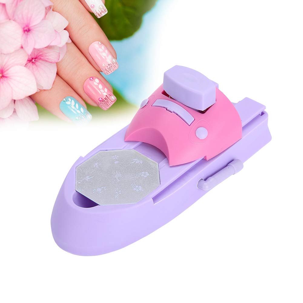 Dioche Professional Nail Stamping Machine Kit - Nail Art Printer & Stamper for DIY Manicure Designs - Perfect for Home, Salon & Nail Art Enthusiasts