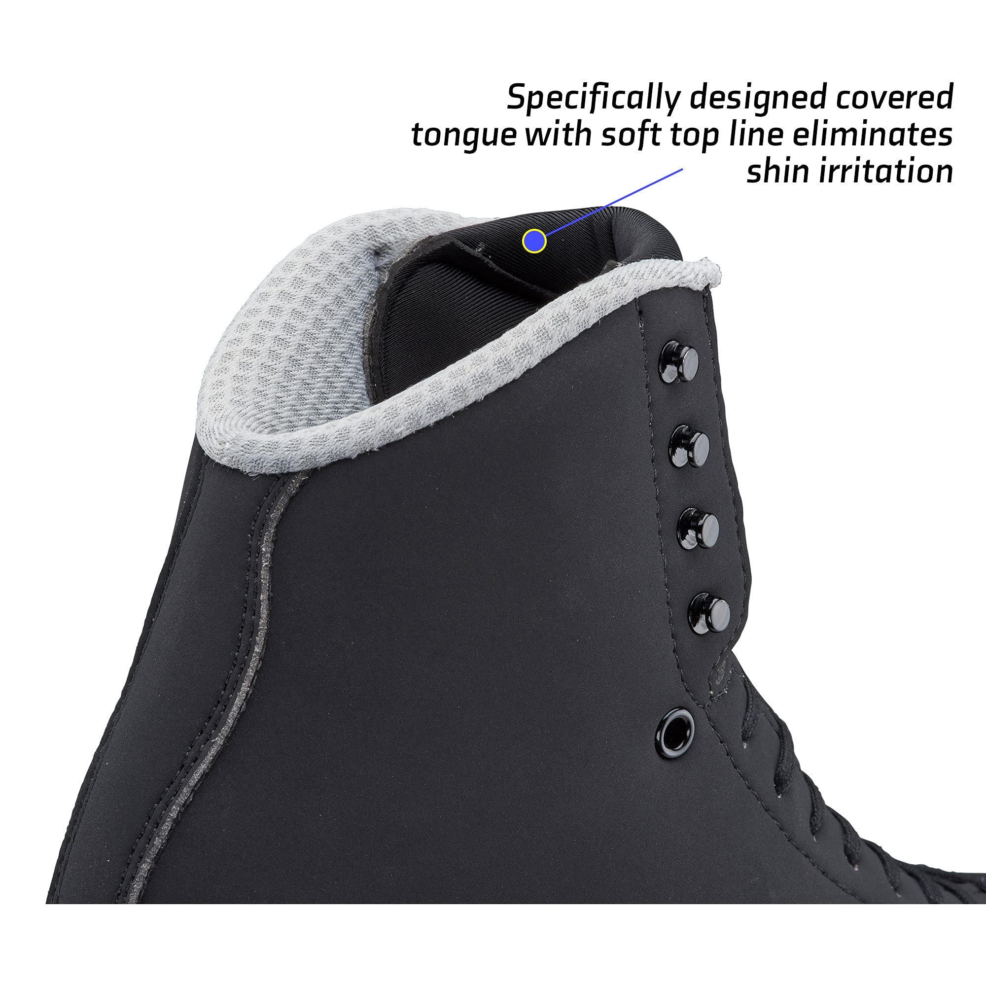 Jackson Ultima FS2192 Men's Freestyle Fusion Ice Skates - Premium Figure Skating Boots for Performance & Comfort - Perfect for Competitive Skating & Practice Sessions