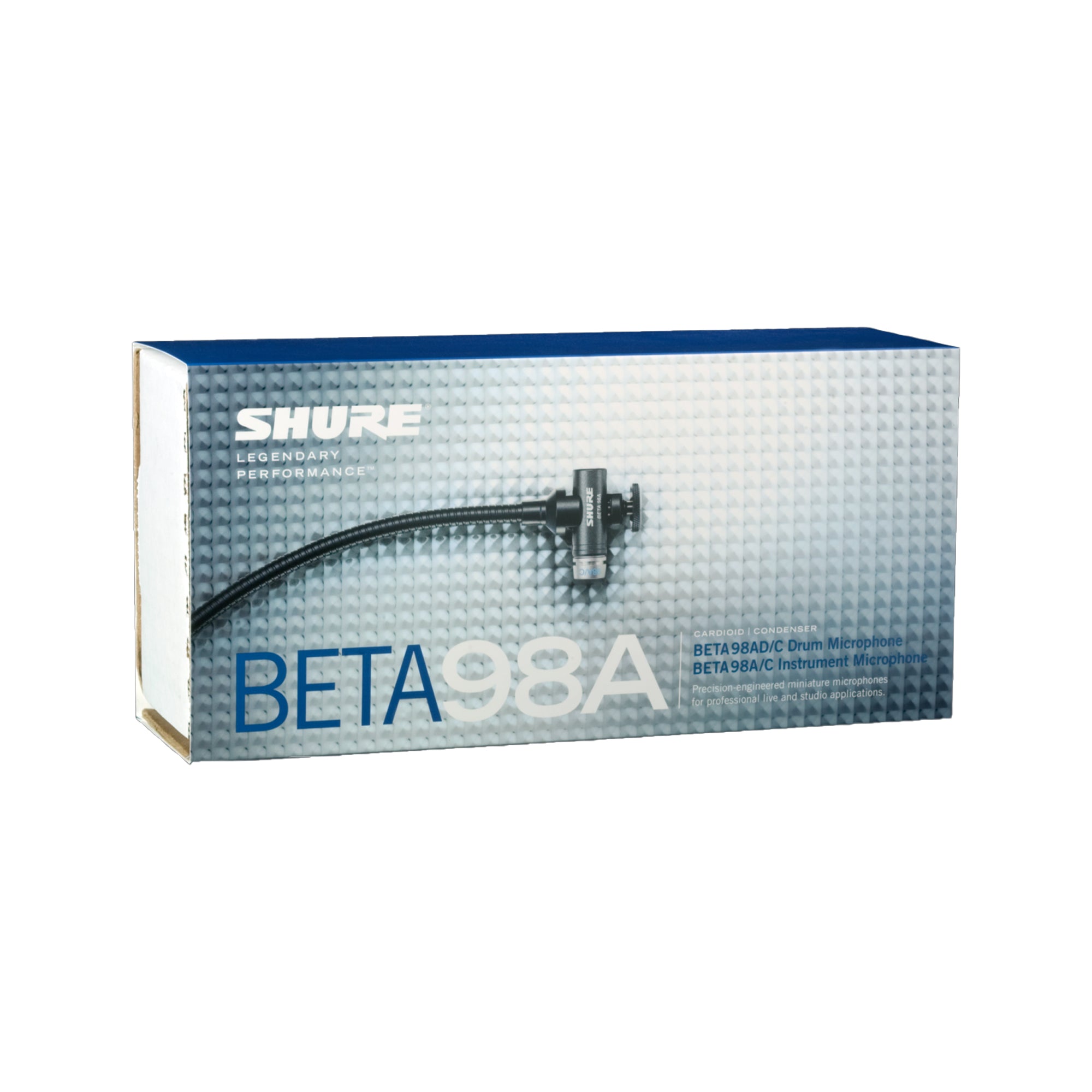 Shure Beta 98AD/C Mini Condenser Microphone for Live Performances & Studio Recording - Perfect for Drums, Brass, and Woodwind Instruments