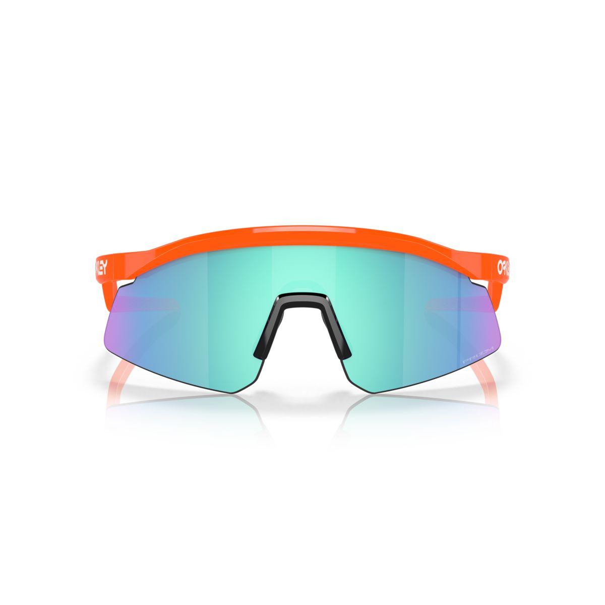 Oakley Hydra Sunglasses Neon Orange/Prizm Sapphire Polarized Lenses - 0OO9229 922906 - for Running, Cycling & Outdoor Sports
