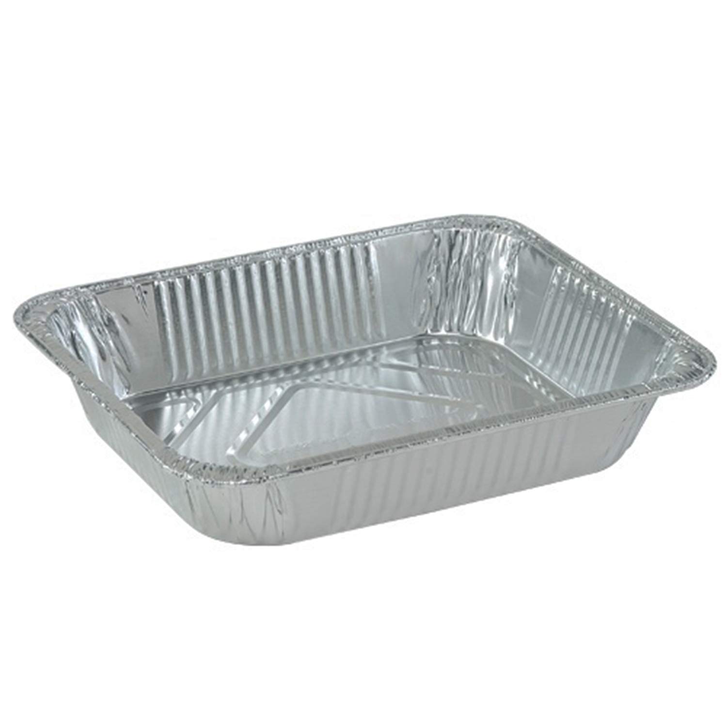 Tiger Chef Aluminum Foil Pans - 50 Pack 9x13 Inch Disposable Freezer & Oven Safe Containers with Dome Lids for Takeout, Baking, Cooking, Food Storage & Freezing | Perfect for Meal Prep, Party Serving & Leftovers