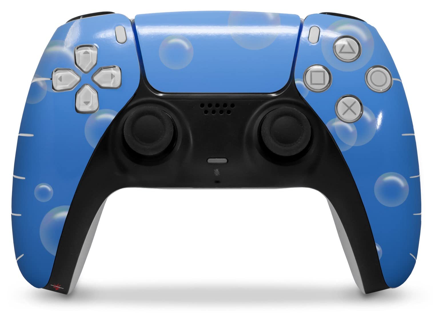 Sony PS5 DualSense Skin Wrap - Bubbles Blue for Gaming Protection