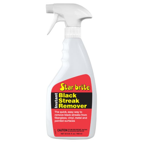 Star Brite 22 Oz Instant Black Streak Remover for Boats, RVs & Cars - Quick Marine & Vehicle Stain Cleaner - Perfect for Water Spots, Scum & Grime Removal