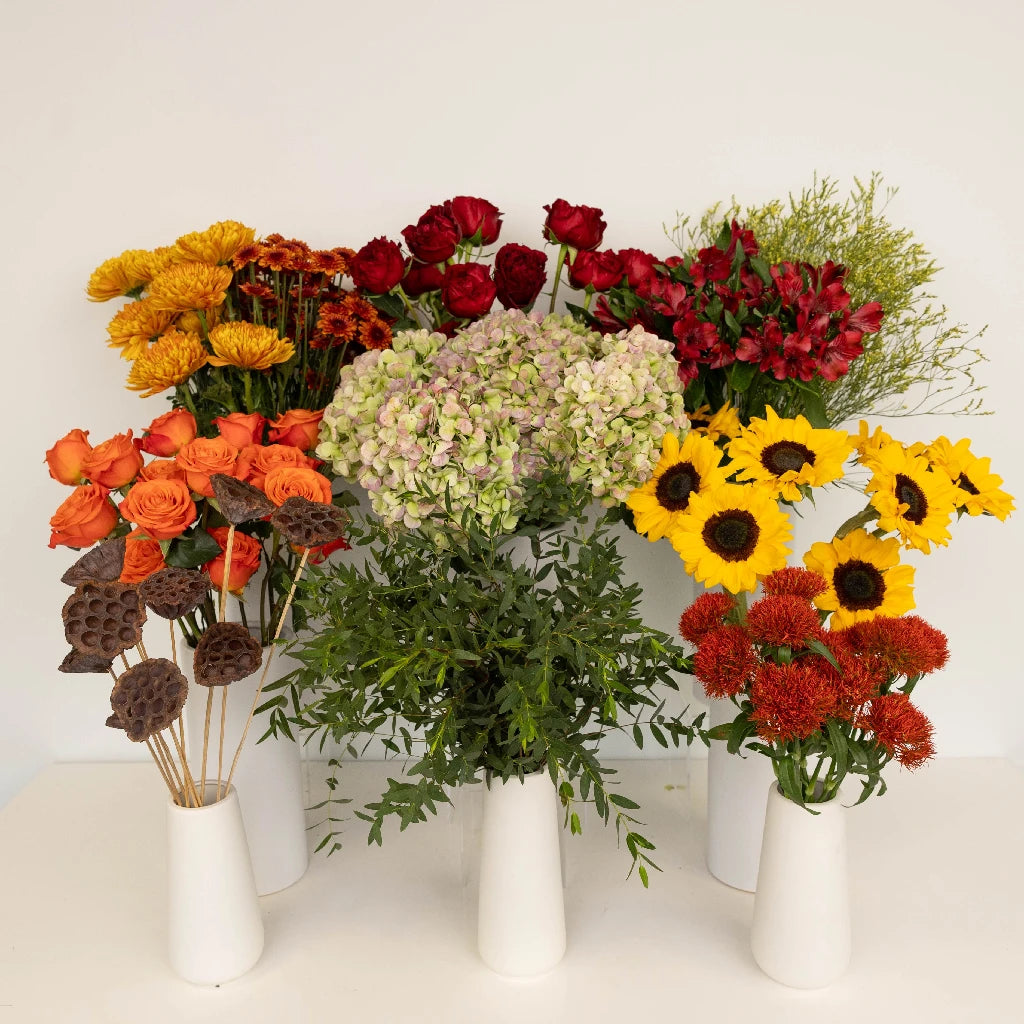 Autumn Dream DIY Flower Kit - Premium Artificial Floral Arrangement Set for Home Decor, Wedding, Party & Fall Centerpieces | Easy DIY Craft for Seasonal Decorations
