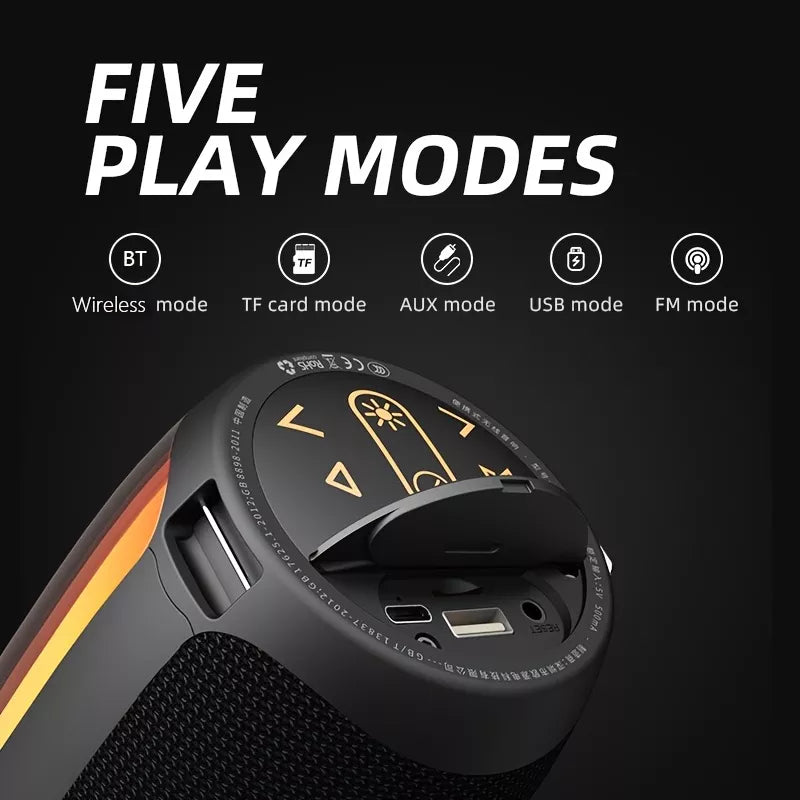 Sanag V10S Pro Wireless Bluetooth Speaker - Portable Waterproof Outdoor Speaker with HD Sound, 24H Playtime - Perfect for Camping, Hiking, Beach & Pool Parties