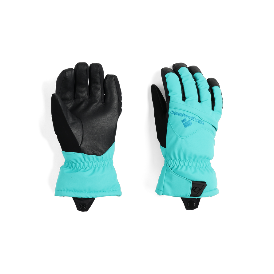 Obermeyer 2024 Junior Lava Gloves - Kids' Winter Gloves for Skiing, Snowboarding & Outdoor Activities - Waterproof & Insulated Cold Weather Gloves