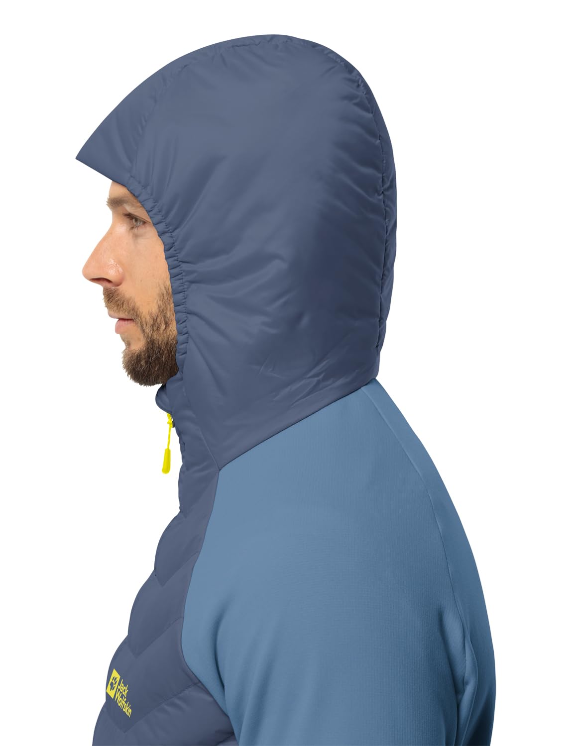 Jack Wolfskin ROUTEBURN PRO HYBRID M - Lightweight Hiking Jacket for Men, Waterproof & Breathable Outdoor Gear - Perfect for Camping, Backpacking and Mountain Adventures