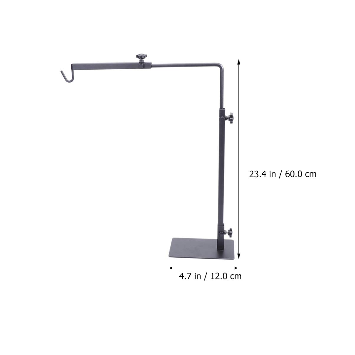 POPETPOP Adjustable Heat Lamp Holder Stand for Reptiles & Pets - Basking Light Stand for Tortoises, Turtles, Lizards - Durable Floor Lamp Bracket for Sunlight & UVB Bulbs - Perfect for Terrariums, Vivariums & Pet Habitats