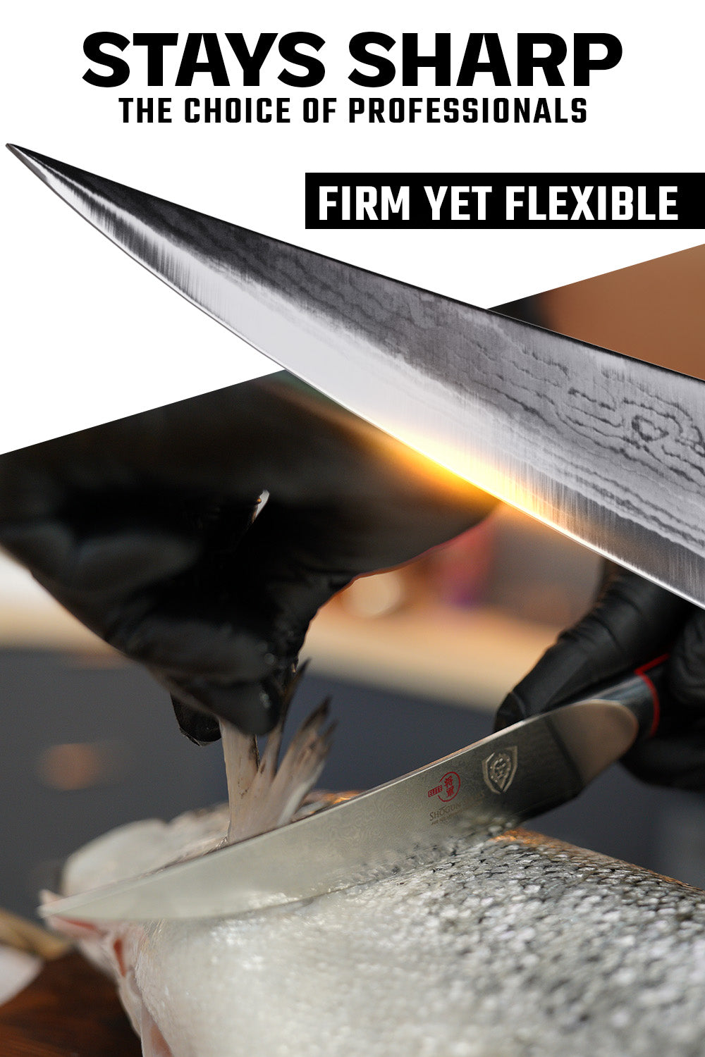 Dalstrong Shogun Series ELITE 6-inch Fillet Knife - Ultra Sharp Japanese Steel Blade for Precise Fish Filleting, Sushi Preparation & Kitchen Cooking Tasks