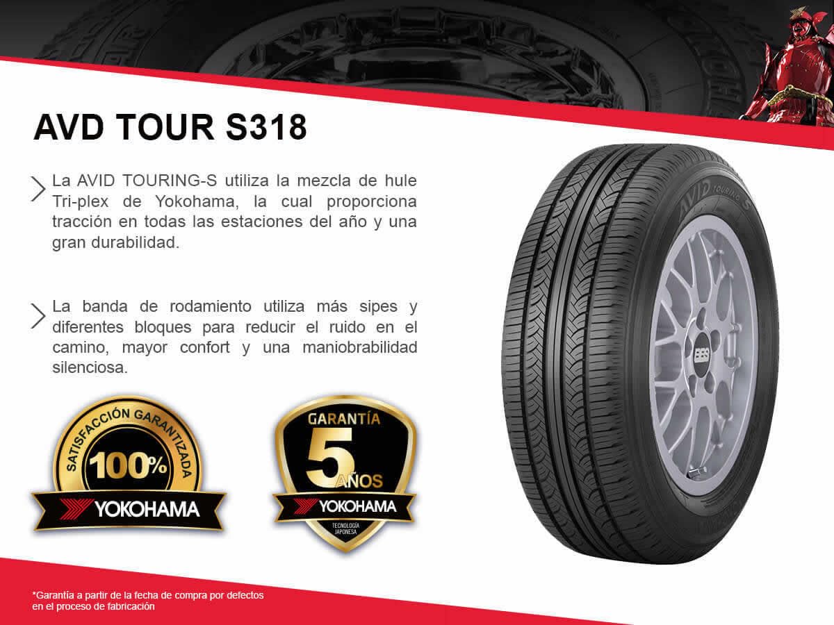 Yokohama AVID Touring-S All-Season Radial Tire - 235/65R17 104T SL - High Performance for SUVs & Crossovers - Perfect for Highway Commuting & Family Road Trips