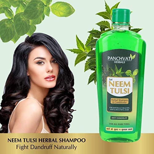 **Panchvati Hair Protection Kit - 100ml Ayurvedic Hair Oil & 450ml Neem Tulsi Shampoo for Dry, Damaged Hair | Natural Hair Growth & Scalp Care | Perfect for Daily Use & Hair Repair**