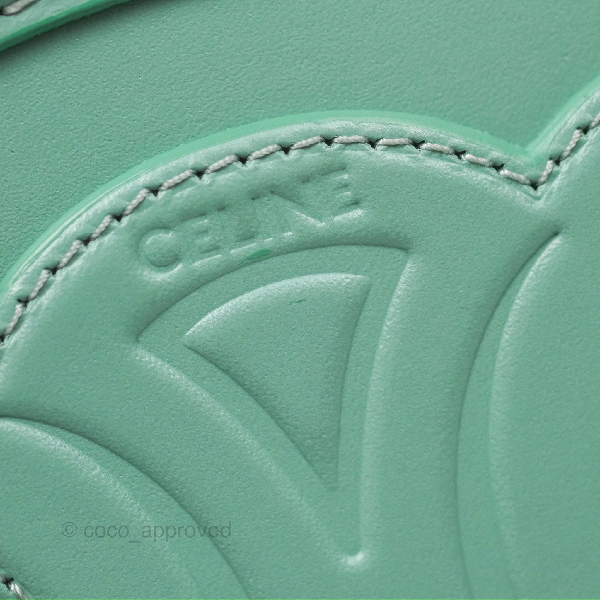 Celine Oval Bag Triomphe in Ice Mint Calfskin Leather - Luxury Crossbody Purse for Women, Perfect for Date Night & Evening Events