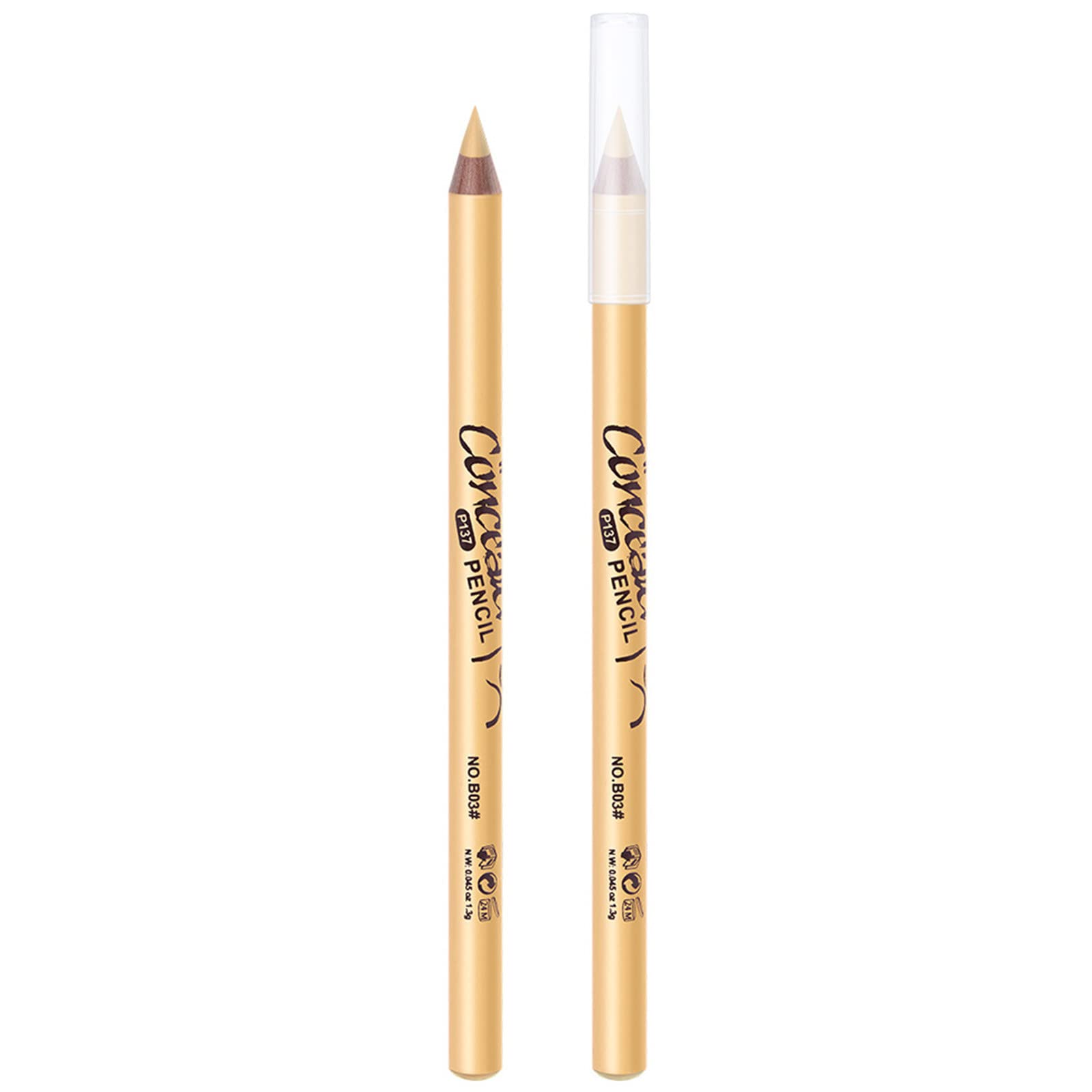 Johtae Deer Face Dark Circle Concealer Pen - 3-in-1 Multifunctional Makeup Corrector for Under Eyes, Tattoos & Blemishes | Waterproof High Coverage Concealer Stick (Shade B) for Everyday Makeup & Special Occasions