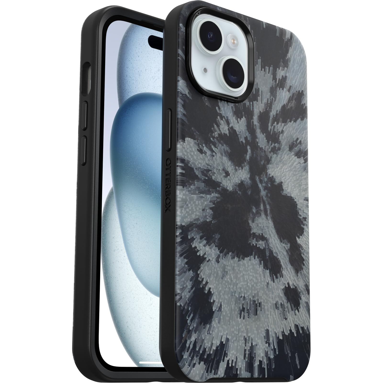 OtterBox Symmetry MagSafe Case for iPhone 16e 15 14 13 - Slim Shockproof Drop Proof Protective Cover - 3x Military Standard Tested - Black Grey - Perfect for Outdoor Activities & Daily Protection
