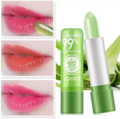 Soothing Aloe Vera Lip Balm for Dry & Chapped Lips - Hydrating & Nourishing Lip Care - Pack of 1 - Perfect for Winter Skincare & Daily Makeup Routine