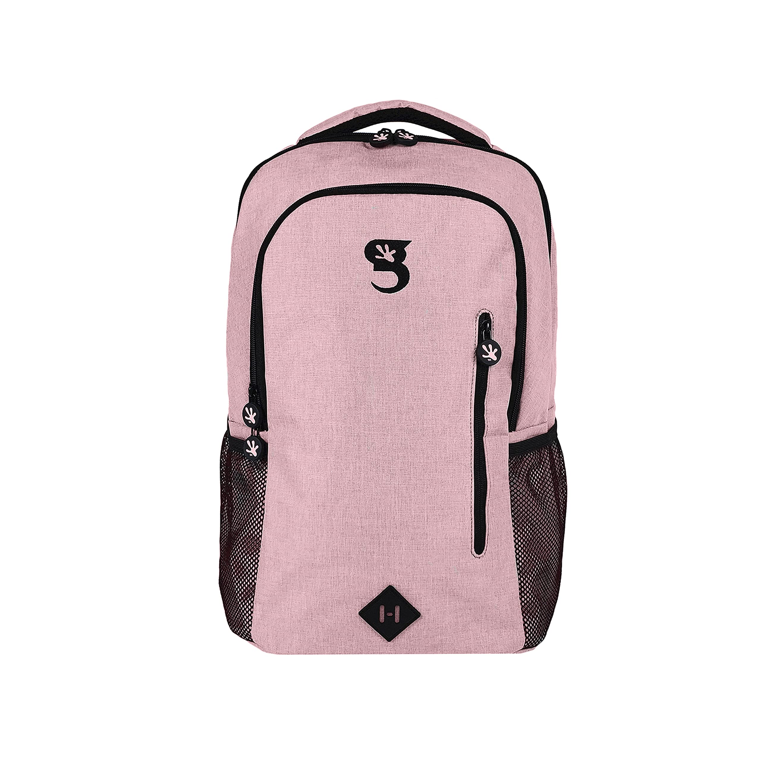 Geckobrands Ambition Backpack - Stylish Laptop Backpack for School & Work, Durable Travel Backpack with USB Charging Port (Rose) - Perfect for College, Office & Daily Commute