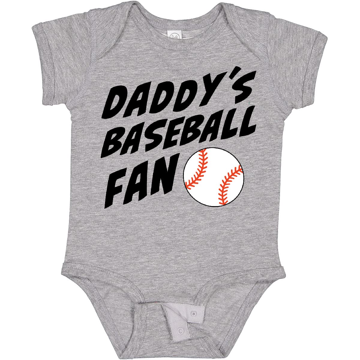 Inktastic Daddy's Baseball Fan Baby Bodysuit - Cute Baseball-Themed Onesie for Infants & Toddlers - Perfect for Game Day, Family Photos & Baseball Lovers Gifts