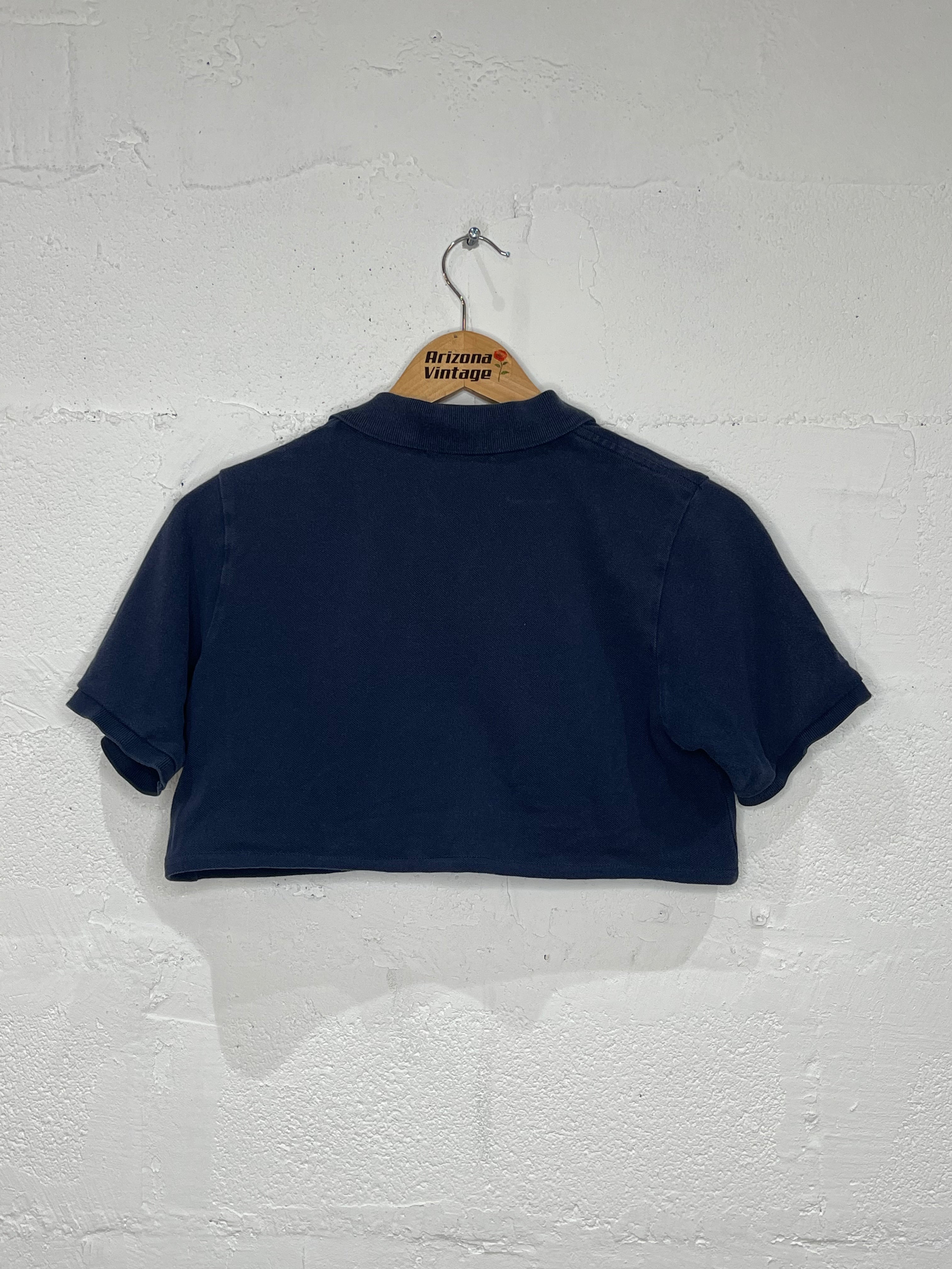 Polo Ralph Lauren Women's Short Sleeve Crop Top - Classic Fit, Breathable Cotton, Casual & Sporty Style - Perfect for Summer Outfits, Beachwear, and Gym Wear