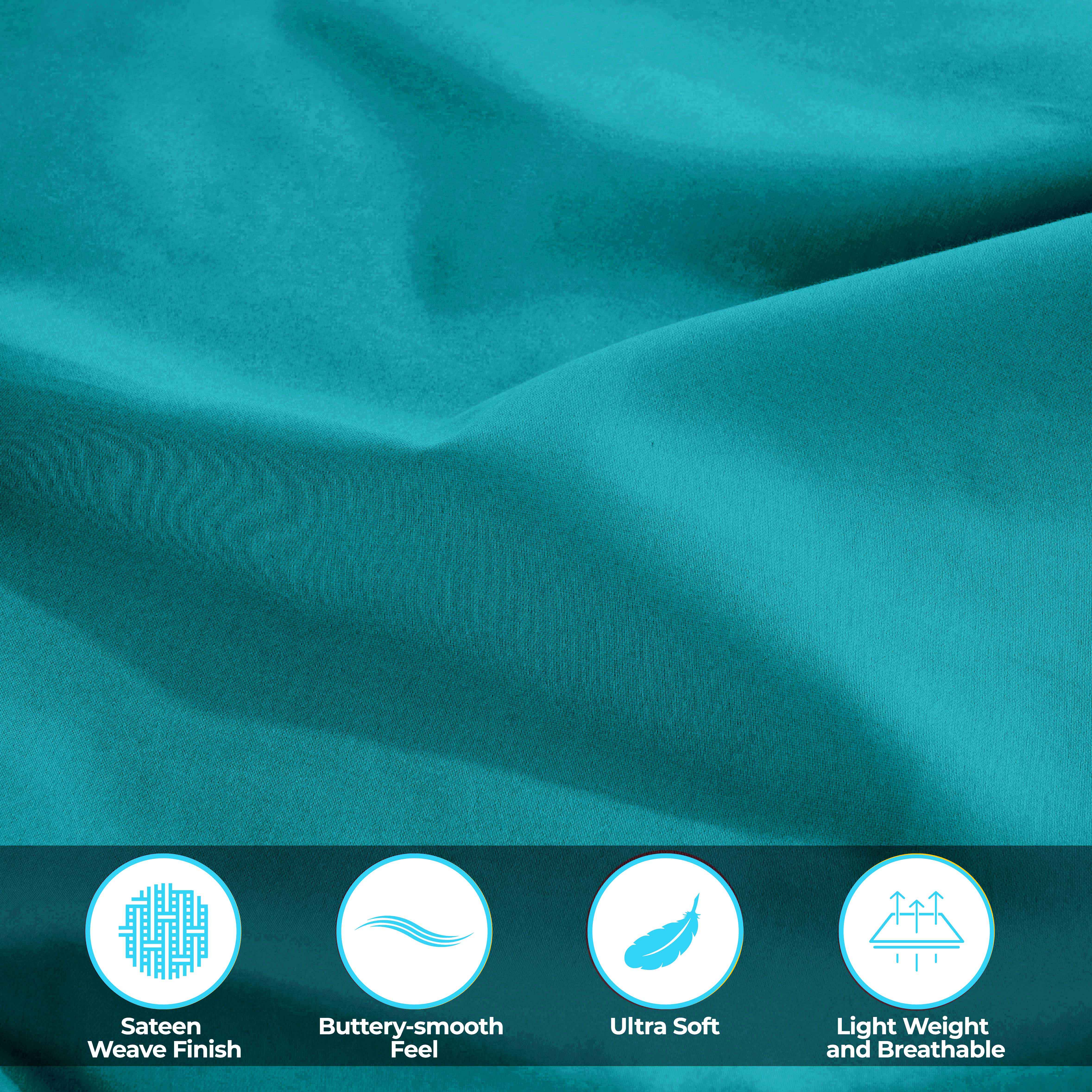 Premium 400 Thread Count Egyptian Cotton Bed Sheet Set - Soft, Breathable & Durable for Luxury Bedroom Comfort
