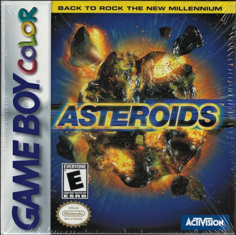 Authentic Asteroids Game with Manual for GameBoy Color - Retro Gaming Fun for Collectors & Enthusiasts | Perfect for Nostalgic Play & Display