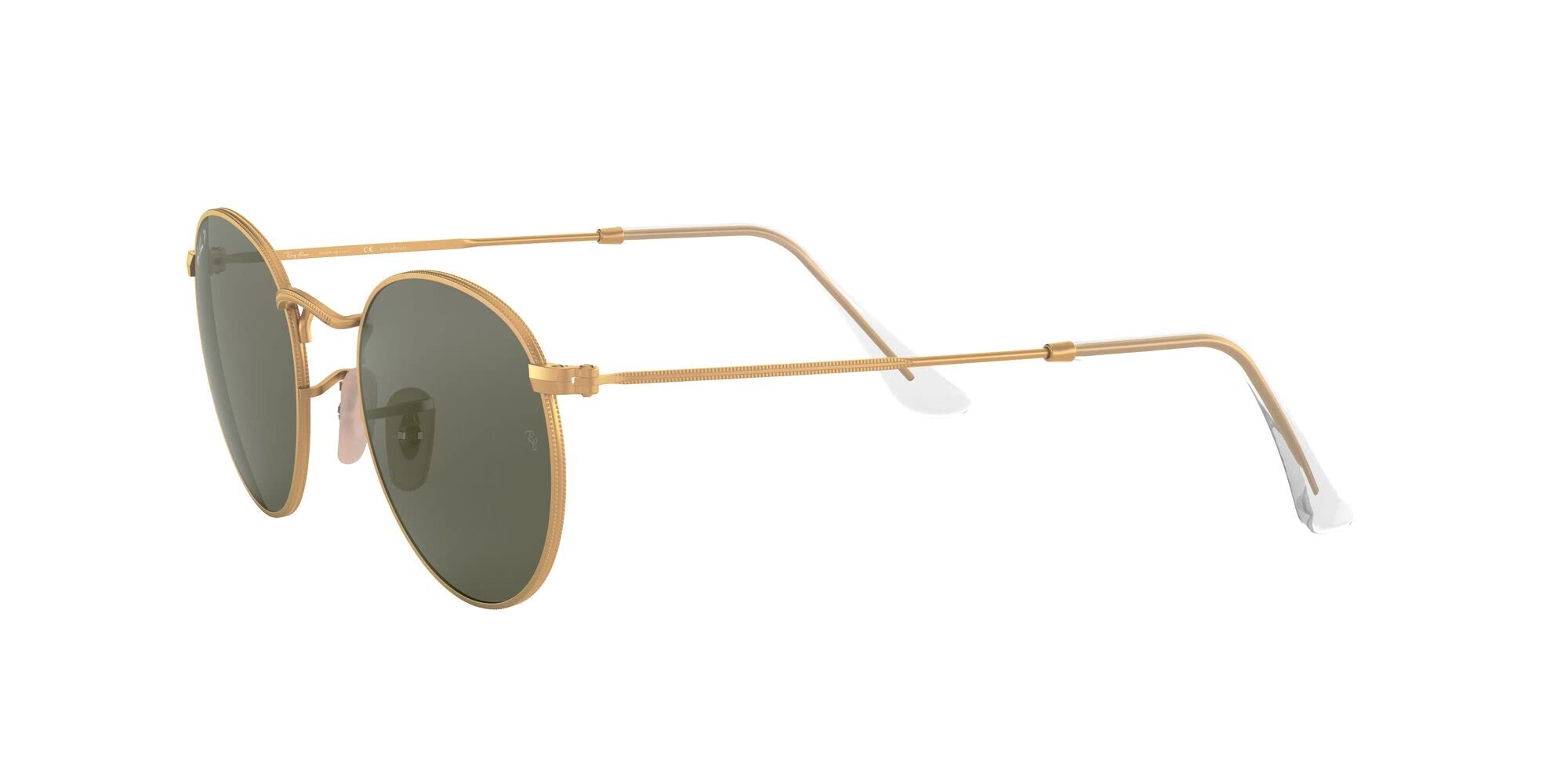 Ray-Ban RB3447 Round Metal Sunglasses - Classic Polarized UV Protection Aviator Sunglasses for Men & Women | Perfect for Driving, Travel, and Outdoor Activities