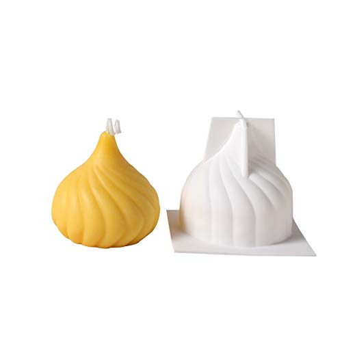 LKCBUMK 3D Silicone Candle Molds for DIY Handmade Crafts - Soy Wax, Scented & Aromatherapy Candle Making - Perfect for Home Decor, Gifts & Relaxation
