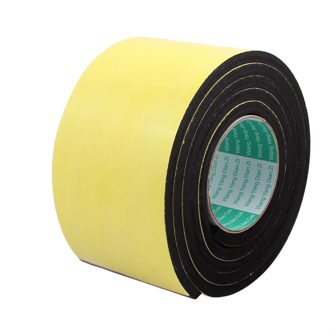 IIVVERR 100mm x 8mm EVA Single Side Sponge Foam Tape - 2 Meters Length - High Density Adhesive Foam Strip for DIY Crafts, Home Repair, Soundproofing & Weatherproofing
