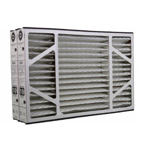 Lennox X0581 MERV 11 Air Filter 16x25x3 (2 Pack) - High Efficiency HVAC Furnace & AC Filters for Home and Office Use