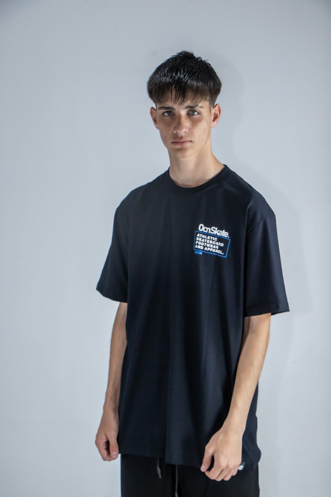 Premium OCN H Black T-Shirt for Men - Comfortable & Stylish Casual Wear for Everyday, Gym, and Outdoor Activities