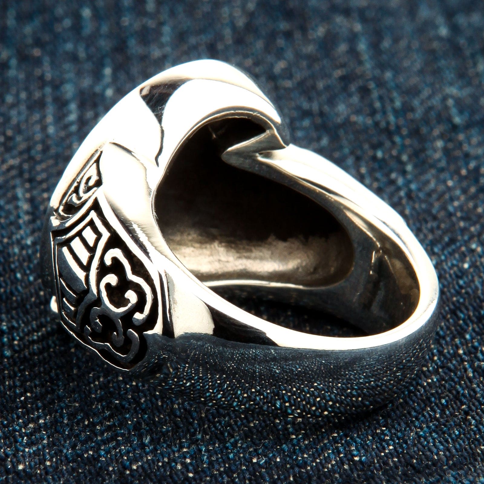 Roman Warrior Helmet Sterling Silver Ring - Medieval Knight Jewelry for Men - Perfect for Renaissance Fairs, LARP Costumes & Historical Reenactments