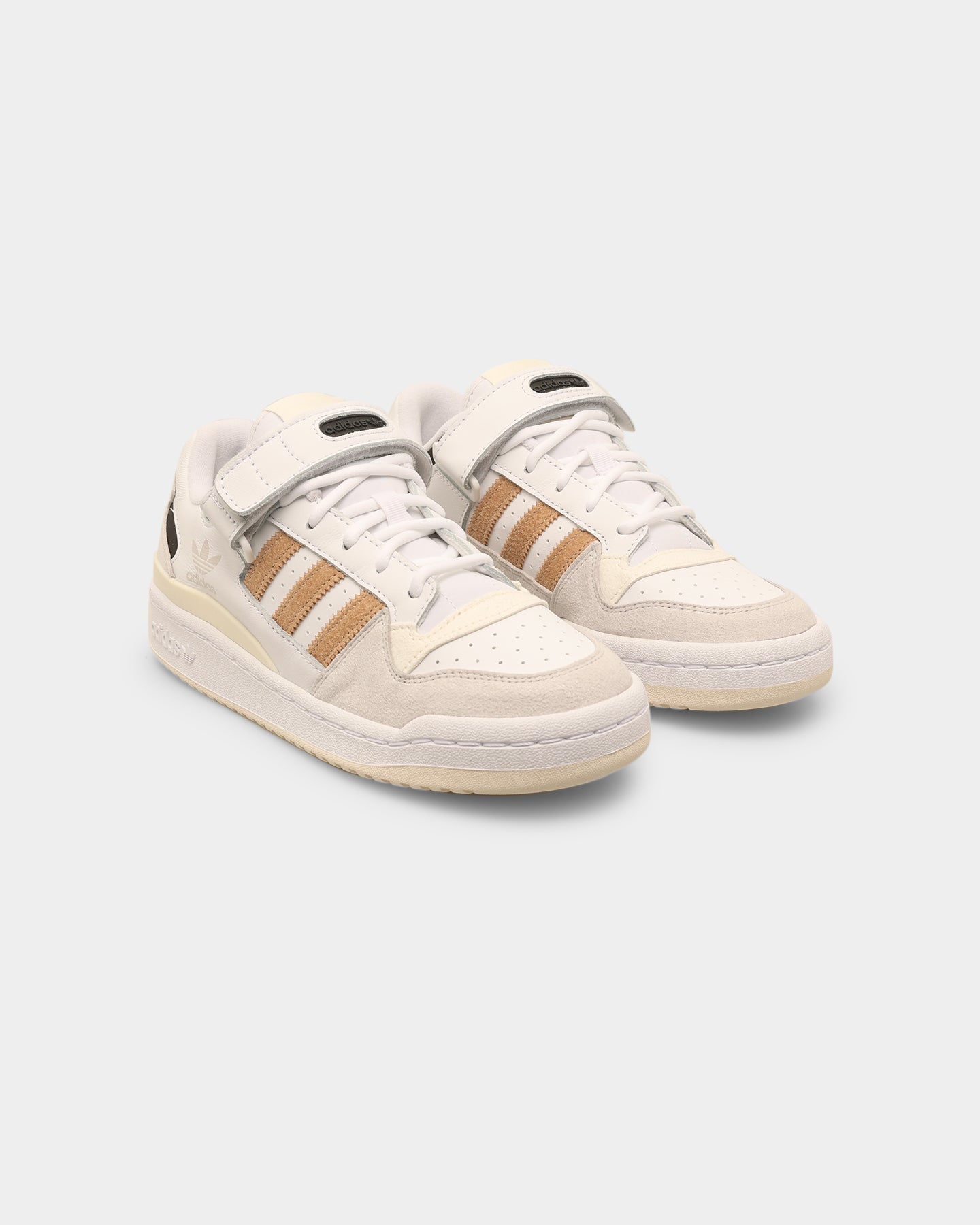 Adidas Women's Forum Low Sneakers - White/Magic Beige Casual Shoes for Running, Gym & Everyday Wear