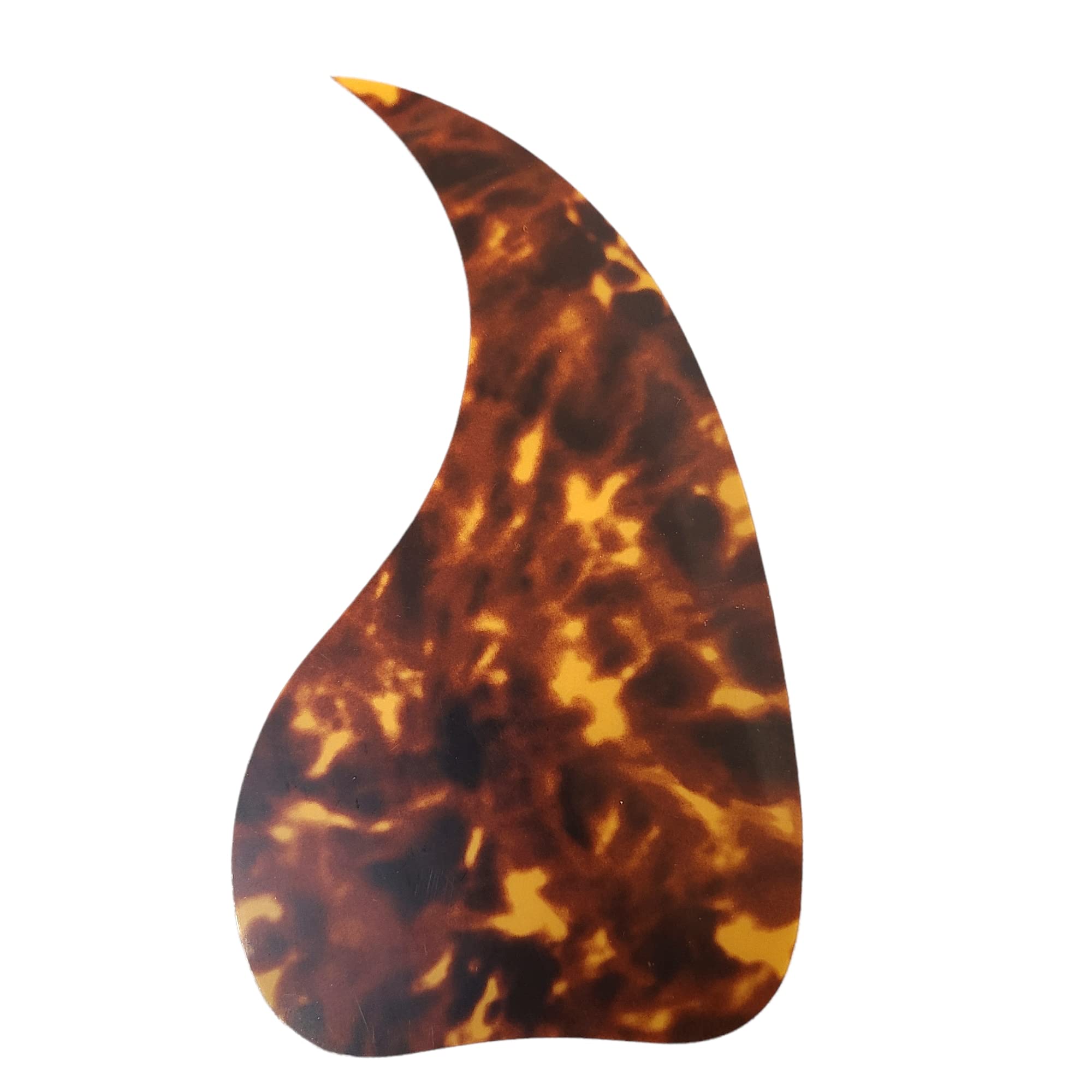 Premium Tortoise Acoustic Guitar Dreadnought Pickguard - J45 Style Self-Adhesive (Light Brown Spot) for Martin, Gibson & Taylor Guitars - Perfect for DIY Repairs & Customization