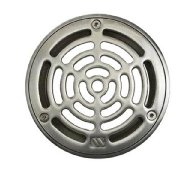 Stainless Steel Round Floor Drain with Strainer - Rustproof & Odor-Proof Bathroom Shower Drain for Home, Gym, and Commercial Use - Easy Installation & Heavy-Duty Design