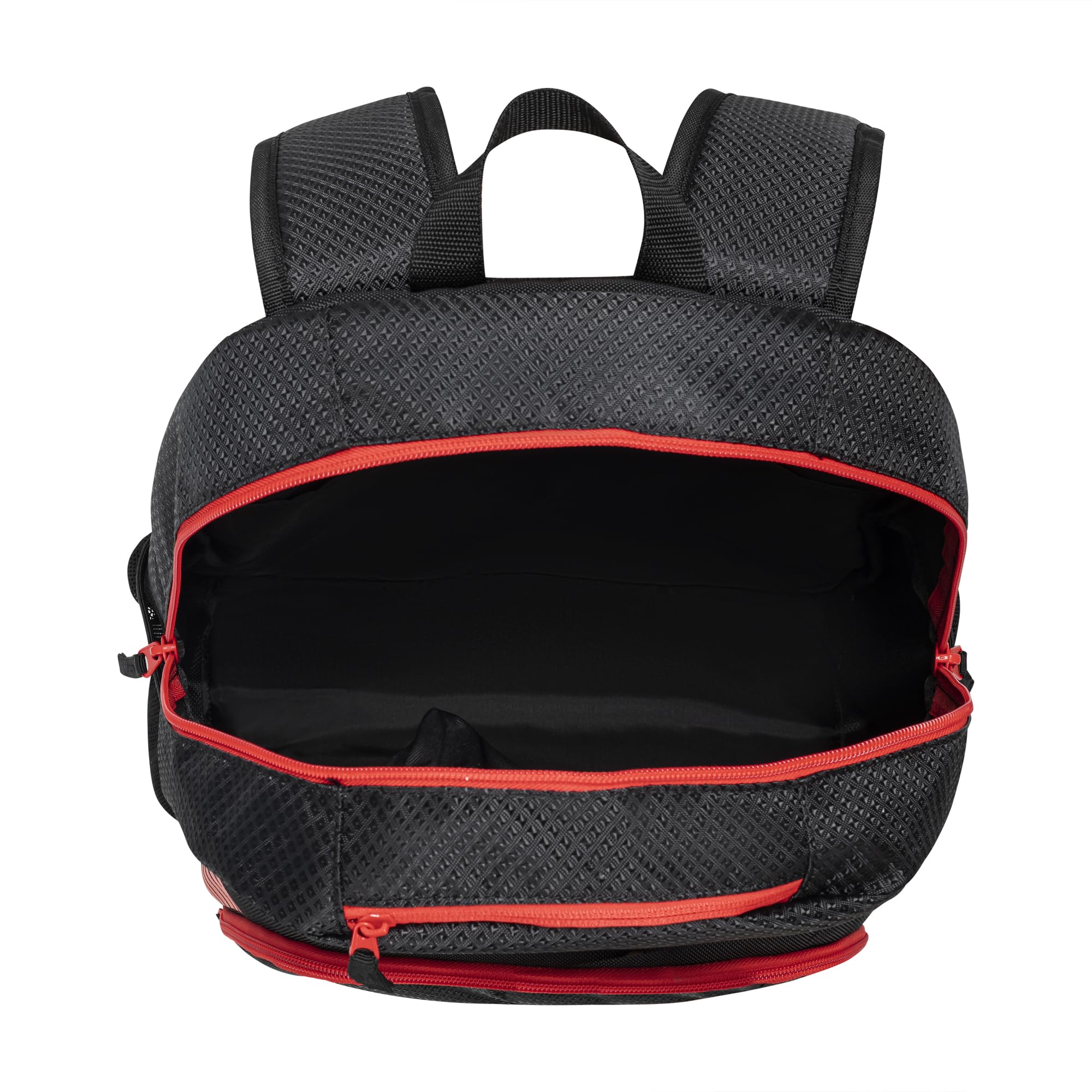 PUMA Evercat Contender Backpack - Black & Bright Red, One Size - Durable Laptop Backpack for School, Work & Travel - Perfect for Students, Professionals & Commuters
